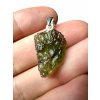 Silver moldavite pendant 2,4g