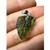 Silver moldavite pendant 2,4g