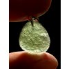 Silber Moldavit Anhänger 2,5g