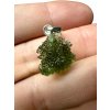 Silber Moldavit Anhänger 1,8g