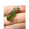 Silber Moldavit Anhänger 2,2g