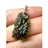Silber Moldavit Anhänger 3,2g