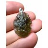 Silber Moldavit Anhänger 3,7g