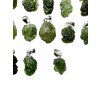 Silver moldavite jewellery – 32,3g