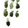 Silver moldavite jewellery – 32,3g