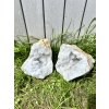 Quartz crystal geode XLL (pair) – Morocco