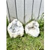 Quartz crystal geode XLL (pair) – Morocco