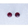 Faceted czech garnet (pair) – Ceske Stredohori, CZ