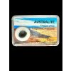Australit "knoflík" v krabičce 0,68g – Kalgoorlie, Západní Austrálie