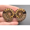 Ammonite (pair) 3,2cm and 3,2cm – Morocco