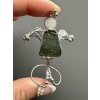 Engel mit Moldavite