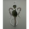 Engel mit Moldavite