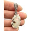 Precious opal pendant