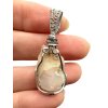 Precious opal pendant
