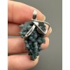 Grape chalcedony pendant
