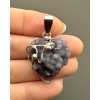 Grape chalcedony pendant