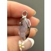 Grape chalcedony pendant