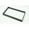 Plastic tray for jewellery or minerals with display pad