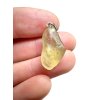 Silver pendant made of Libyan desert glass 1,9g