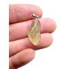 Silver pendant made of Libyan desert glass 1,9g