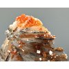 Vanadinite with baryte and manganese salts – Morocco