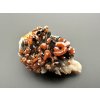 Vanadinite with baryte and manganese salts – Morocco