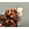 Vanadinite with baryte and manganese salts – Morocco