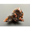 Vanadinite with baryte and manganese salts – Morocco