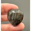 Labradoritové srdíčko 2,7 cm – Madagaskar