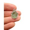 Silver moldavite pendant 1,8g