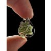 Silber Moldavit Anhänger 3,8g
