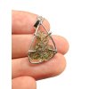 Silber Moldavit Anhänger 1,6g