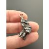 Iron meteorite pendant