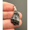 Iron meteorite pendant