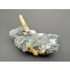 Crystal with chlorite and limonite coating – Santander, Colombia