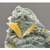 Crystal with chlorite and limonite coating – Santander, Colombia
