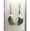 Moldavite earrings