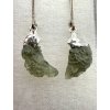 Moldavite earrings