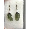 Moldavite earrings