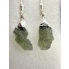 Moldavite earrings