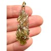 Gold moldavite pendant 3,2g