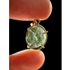 Gold Moldavit Anhänger 1,7g