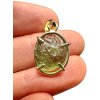 Gold moldavite pendant 1,7g