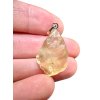 Silver pendant made of Libyan desert glass 3,1g