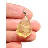 Silver pendant made of Libyan desert glass 3,1g