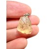 Silver pendant made of Libyan desert glass 2,4g
