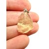 Silver pendant made of Libyan desert glass 2,2g