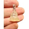 Silver pendant made of Libyan desert glass 1,8g