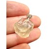 Silver pendant made of Libyan desert glass 2g