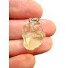Silver pendant made of Libyan desert glass 2g